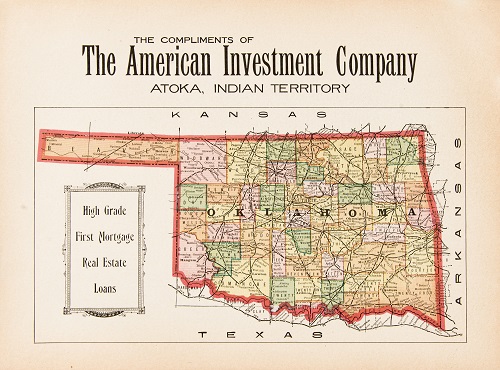 THE AMERICAN INVESTMENT COMPANY – MAP OF OKLAHOMA